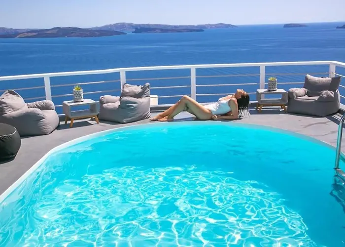 Luxury Santorini Ocean Breeze 2 Bedrooms Sea & Caldera Views Tholos (Santorini)